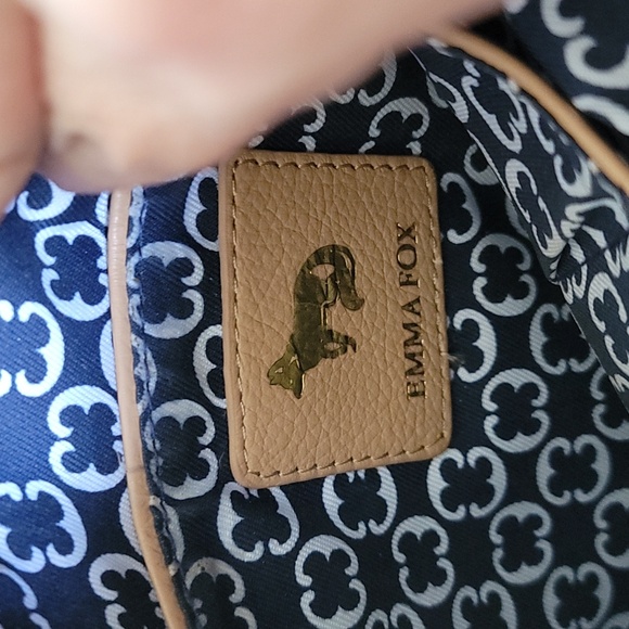 Emma Fox yellow/tan leather crossbody handbag - Picture 12 of 16